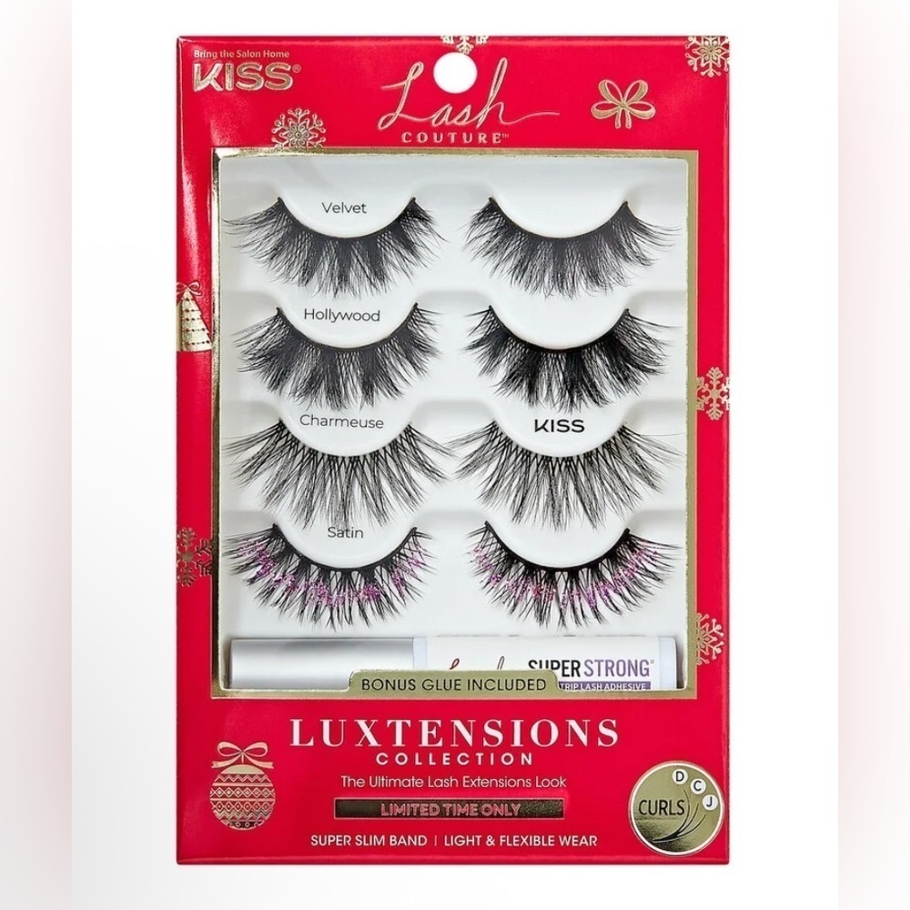New in Box KISS Lash Couture Luxtensions Collection Limited Edition (4pairs)